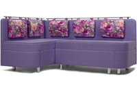 Угловой диван Лагуна М2 Виолет уголовой со спальным местом