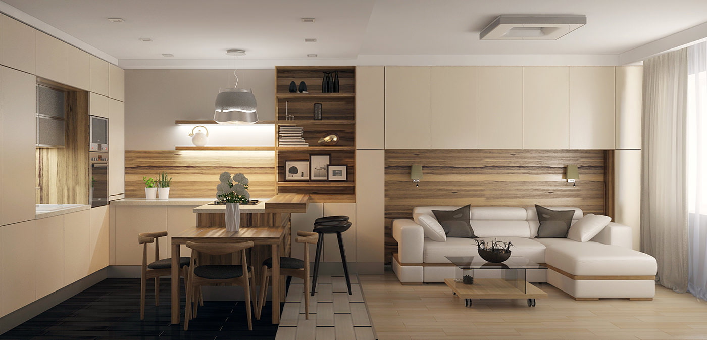 Дизайн кухни-гостиной: 35+ фото, идеи офлормления, планировка и зонирование l Блог Vivat