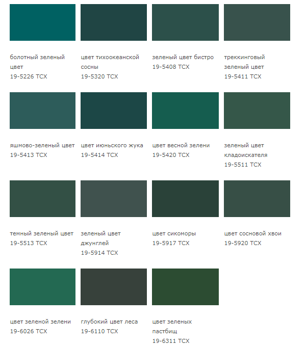Оттенки зеленого: Узнайте о различных оттенках зеленого цвета